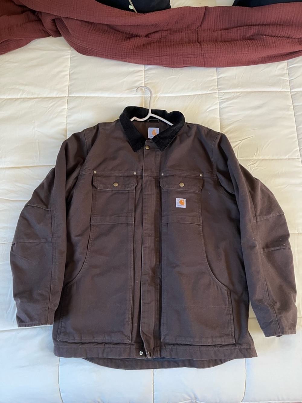 Carhartt Full Swing Brown Duck Detroit-Style Work Jacket